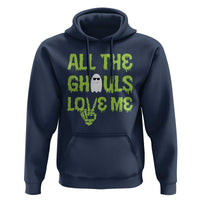 Halloween Skeleton Boo Ghost Cute Costume Hoodie Funny All The Ghouls Love Me Shirt Boys Toddler Girls Kids Youth