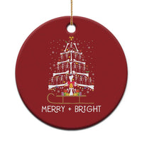 Radiology Christmas Ornament Merry and Bright Dancing Skeleton Xmas Tree Rad Tech Gift - Wonder Print Shop