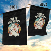 Retro Halloween Costume Women Garden Flag This Is Boo Sheet Cute Spooky Ghost - Wonder Print Shop