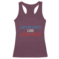 Aint No Party Like A Diddy Party Racerback Tank Top Slimy Font Vintage - Wonder Print Shop