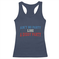 Aint No Party Like A Diddy Party Racerback Tank Top Slimy Font Vintage - Wonder Print Shop