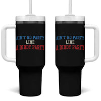 Aint No Party Like A Diddy Party Tumbler With Handle Slimy Font Vintage - Wonder Print Shop