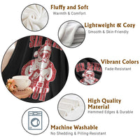 Six Seven Bruh Funny Christmas Throw Blanket Santa 67 Meme Teens Boys Kids Xmas Pajamas - Wonder Print Shop