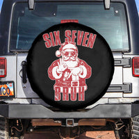 Six Seven Bruh Funny Christmas Spare Tire Cover Santa 67 Meme Teens Boys Kids Xmas Pajamas - Wonder Print Shop