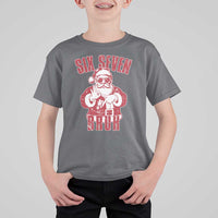 Six Seven Bruh Funny Christmas T Shirt For Kid Santa 67 Meme Teens Boys Kids Xmas Pajamas - Wonder Print Shop