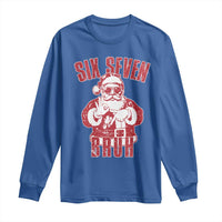 Six Seven Bruh Funny Christmas Long Sleeve Shirt Santa 67 Meme Teens Boys Kids Xmas Pajamas - Wonder Print Shop