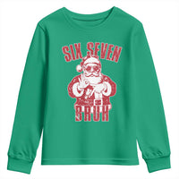Six Seven Bruh Funny Christmas Youth Sweatshirt Santa 67 Meme Teens Boys Kids Xmas Pajamas - Wonder Print Shop