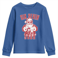Six Seven Bruh Funny Christmas Youth Sweatshirt Santa 67 Meme Teens Boys Kids Xmas Pajamas - Wonder Print Shop