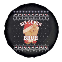 Funny Six Seven 6 7 Meme Ugly Christmas Spare Tire Cover Santa 67 Meme Xmas Pajamas - Wonder Print Shop