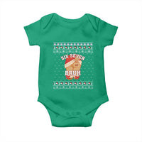 Funny Six Seven 6 7 Meme Ugly Christmas Baby Onesie Santa 67 Meme Xmas Pajamas - Wonder Print Shop