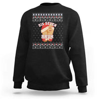 Funny Six Seven 6 7 Meme Ugly Christmas Sweatshirt Santa 67 Meme Xmas Pajamas - Wonder Print Shop