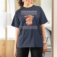 Funny Six Seven 6 7 Meme Ugly Christmas T Shirt For Women Santa 67 Meme Xmas Pajamas - Wonder Print Shop