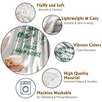 Philly Goose Throw Blanket Funny Philadelphia Football Fan Gear Silly Gooses - Wonder Print Shop