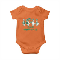 Philly Goose Baby Onesie Funny Philadelphia Football Fan Gear Silly Gooses - Wonder Print Shop