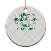 Philly Goose Ceramic Ornament Funny Philadelphia Football Fan Gear Silly Gooses - Wonder Print Shop