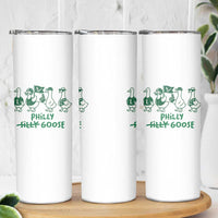 Philly Goose Skinny Tumbler Funny Philadelphia Football Fan Gear Silly Gooses - Wonder Print Shop