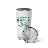 Philly Goose Tumbler Cup Funny Philadelphia Football Fan Gear Silly Gooses - Wonder Print Shop