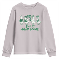 Philly Goose Youth Sweatshirt Funny Philadelphia Football Fan Gear Silly Gooses - Wonder Print Shop