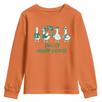Philly Goose Youth Sweatshirt Funny Philadelphia Football Fan Gear Silly Gooses - Wonder Print Shop