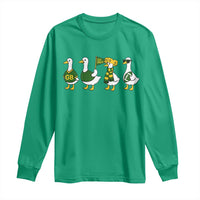 Vintage Green Bay Goose Long Sleeve Shirt Funny Silly Gooses Football - Wonder Print Shop