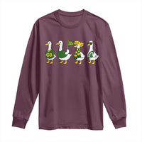 Vintage Green Bay Goose Long Sleeve Shirt Funny Silly Gooses Football - Wonder Print Shop