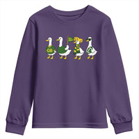 Vintage Green Bay Goose Youth Sweatshirt Funny Silly Gooses Football - Wonder Print Shop
