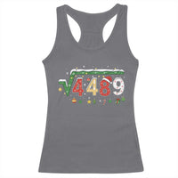 Math 67 Meme Funny Six Seven Funny Christmas Racerback Tank Top Funny Math Teacher Teen Slang Boys Kids Xmas Pajamas - Wonder Print Shop