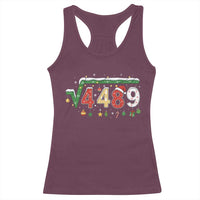 Math 67 Meme Funny Six Seven Funny Christmas Racerback Tank Top Funny Math Teacher Teen Slang Boys Kids Xmas Pajamas - Wonder Print Shop