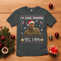 Charlie Hunnam Ed Gein Ugly Christmas T Shirt Monster Movie I'm Going Drinking - Wonder Print Shop