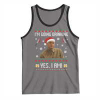 Charlie Hunnam Ed Gein Ugly Christmas Tank Top Monster Movie I'm Going Drinking - Wonder Print Shop