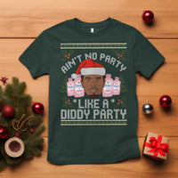 Funny Christmas T Shirt Ain't No Party Like a Diddy Party Baby Oil Ugly Gifts - Wonder Print Shop