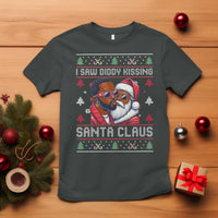 Funny Christmas T Shirt Funy Dirty I Saw Diddy Kissing Santa Claus Ugly Xmas Sweater - Wonder Print Shop