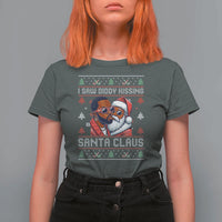 Funny Christmas T Shirt For Women Funy Dirty I Saw Diddy Kissing Santa Claus Ugly Xmas Sweater - Wonder Print Shop
