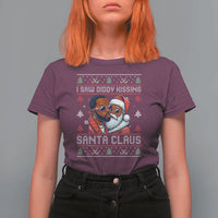 Funny Christmas T Shirt For Women Funy Dirty I Saw Diddy Kissing Santa Claus Ugly Xmas Sweater - Wonder Print Shop