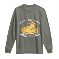 Funny Christmas Movie Long Sleeve Shirt Alone Kevin X-Mas Home A Lovely Cheese Pizza