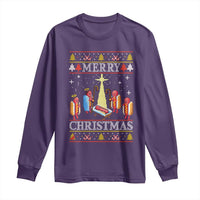 Funny Christmas Long Sleeve Shirt Merry Glizzmas Ugly Xmas