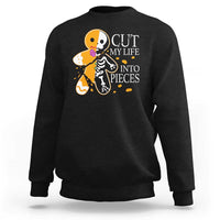 Gingerbread Christmas Sweatshirt Cut My Life Into Pieces Goth Black Aesthetics - Wonder Print Shop
