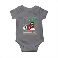Crhistmas Birthday Boy Jesus Ugly Christmas Baby Onesie