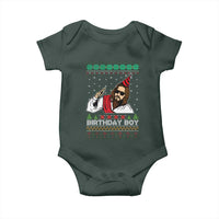 Crhistmas Birthday Boy Jesus Ugly Christmas Baby Onesie