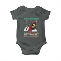 Crhistmas Birthday Boy Jesus Ugly Christmas Baby Onesie