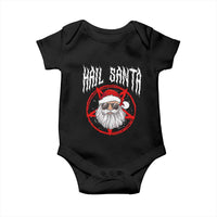 Hail Santa Christmas Baby Onesie Goth Christmas Horror Lover Gift