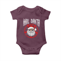 Hail Santa Christmas Baby Onesie Goth Christmas Horror Lover Gift