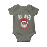 Hail Santa Christmas Baby Onesie Goth Christmas Horror Lover Gift