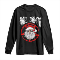 Hail Santa Christmas Long Sleeve Shirt Goth Christmas Horror Lover Gift