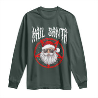 Hail Santa Christmas Long Sleeve Shirt Goth Christmas Horror Lover Gift