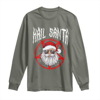 Hail Santa Christmas Long Sleeve Shirt Goth Christmas Horror Lover Gift