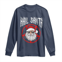 Hail Santa Christmas Long Sleeve Shirt Goth Christmas Horror Lover Gift