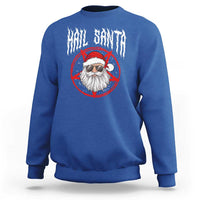 Hail Santa Christmas Sweatshirt Goth Christmas Horror Lover Gift - Wonder Print Shop