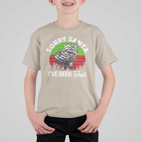 Raccoon Christmas T Shirt For Kid Sorry Santa I've Been Feral Retro Xmas Tree - Wonder Print Shop