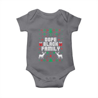 African American Family Christmas Baby Onesie Dope Black Family Matching Ugly Christmas